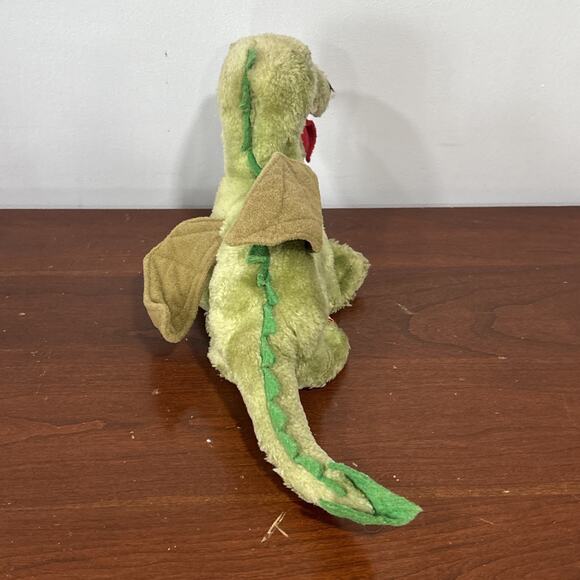 Vintage 1980 Dakin Dragonwick Green Dragon 12" Stuffed Animal Plush Toy D&D - Picture 4 of 9
